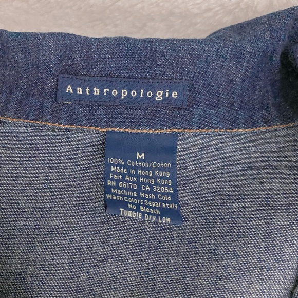 Anthropologie Jean Jacket 💙 - Picture 6 of 7